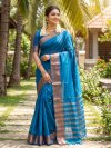 Ambrapali By Aab Mercerised Silk Border Saree
